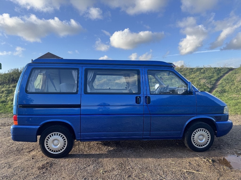 Volkswagen T4 1999 2.5 TDI California Blue Westfalia, Stof, 2100 kg, Grijs, Particulier