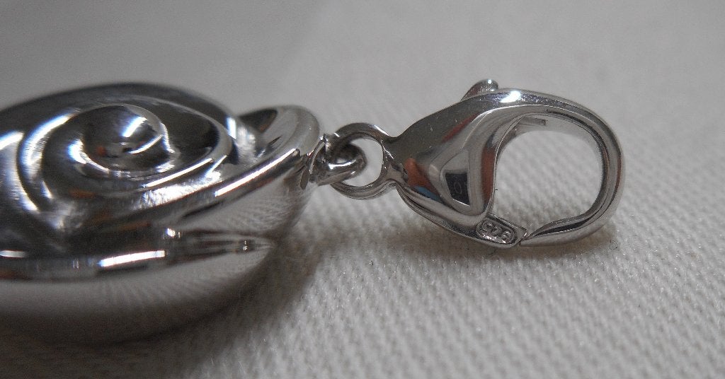 Zilveren Zinzi bedel /hanger massieve  roos nr.084, Overige merken, Verzenden, Zo goed als nieuw, 1 bedel