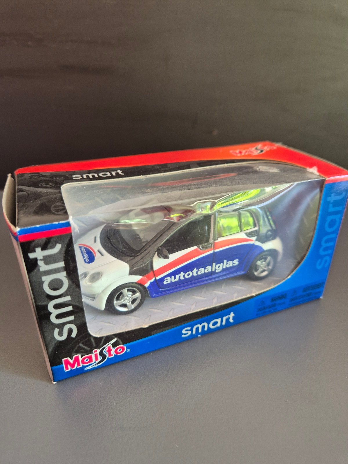 Smart ForTwo Maisto Autotaalglas modelauto, Ophalen of Verzenden, Zo goed als nieuw, Overige typen