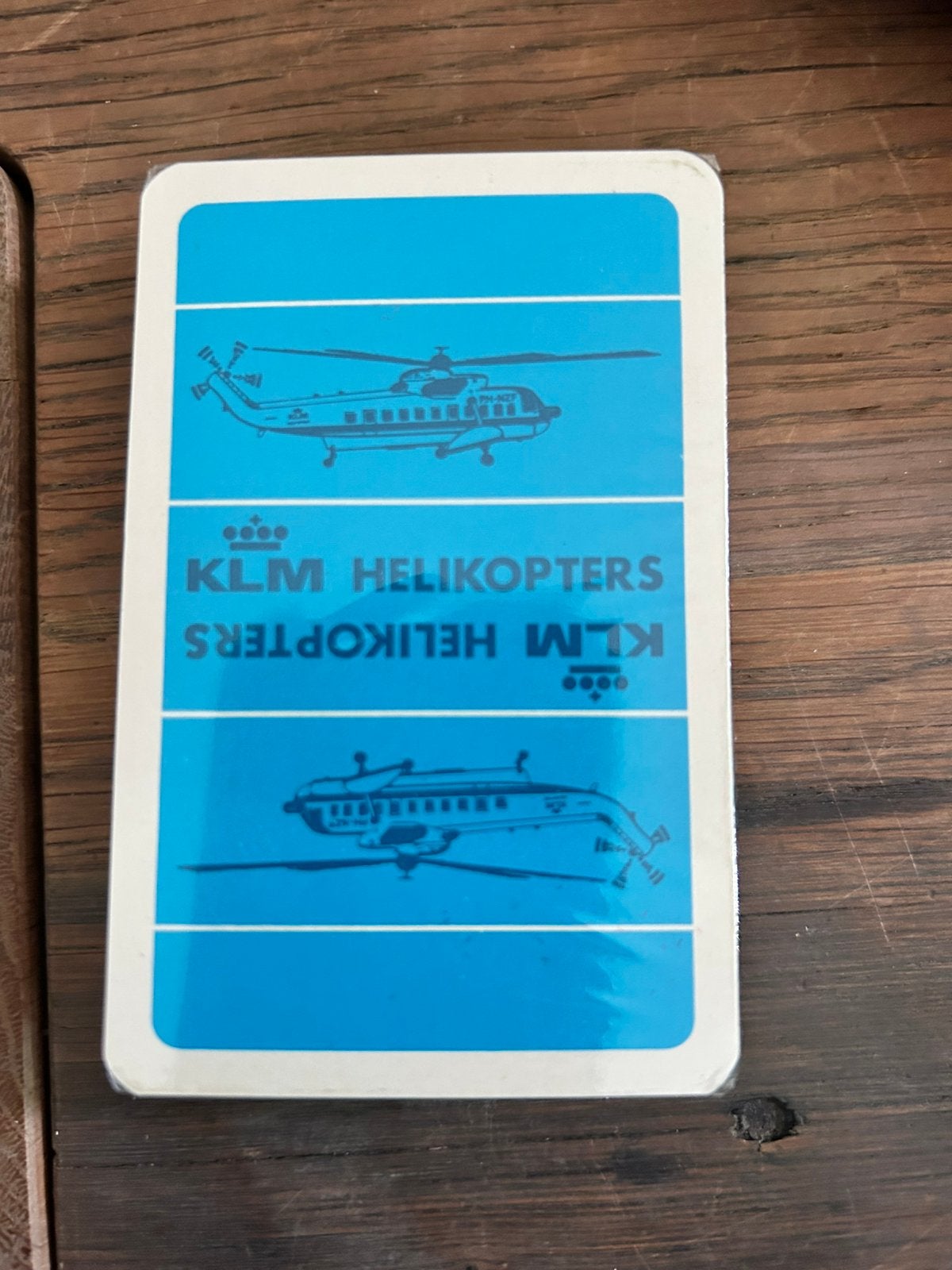 Dicht pakje kaarten KLM Helikopters, Ophalen of Verzenden, Zo goed als nieuw, Kwartet(ten)