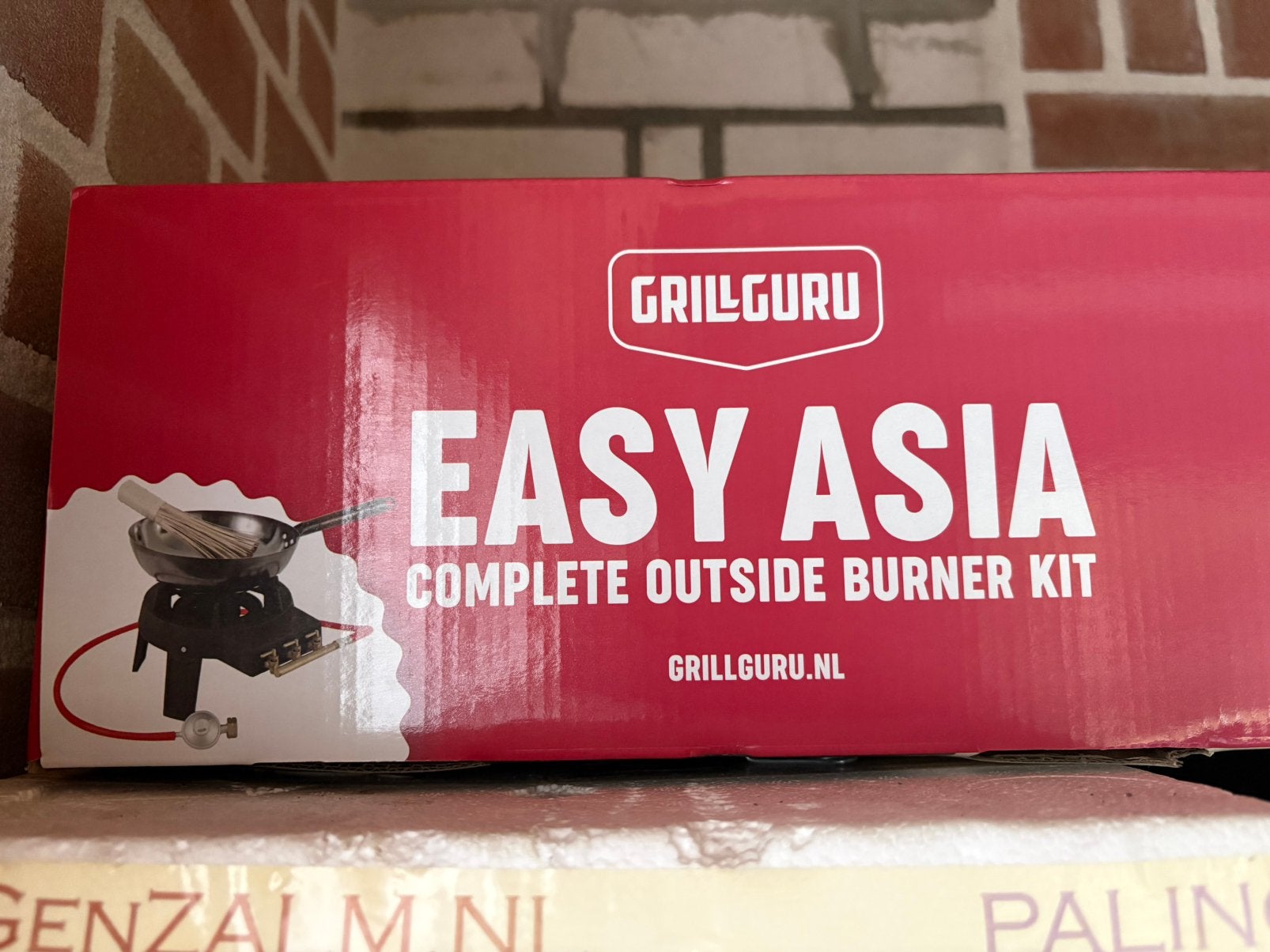 Easy asia grill guru Gasbrander gietijzer, Ophalen