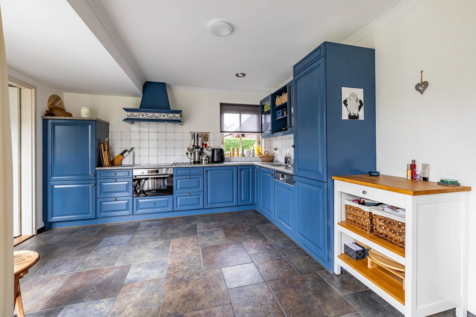 Houten keuken, Ophalen, Gebruikt, Overige materialen, Blauw