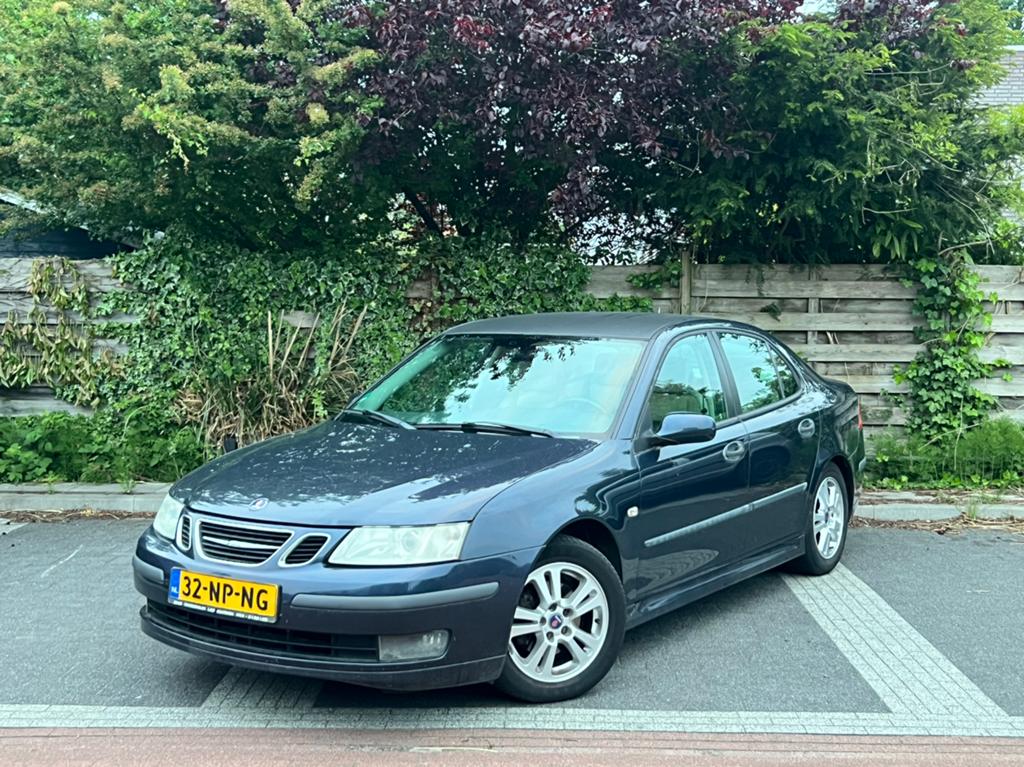 Saab 9-3 1.8 T Sport Sedan AUT 2004 Blauw, Auto's, Saab, 1998 cc, 1496 kg, 4 cilinders, Blauw