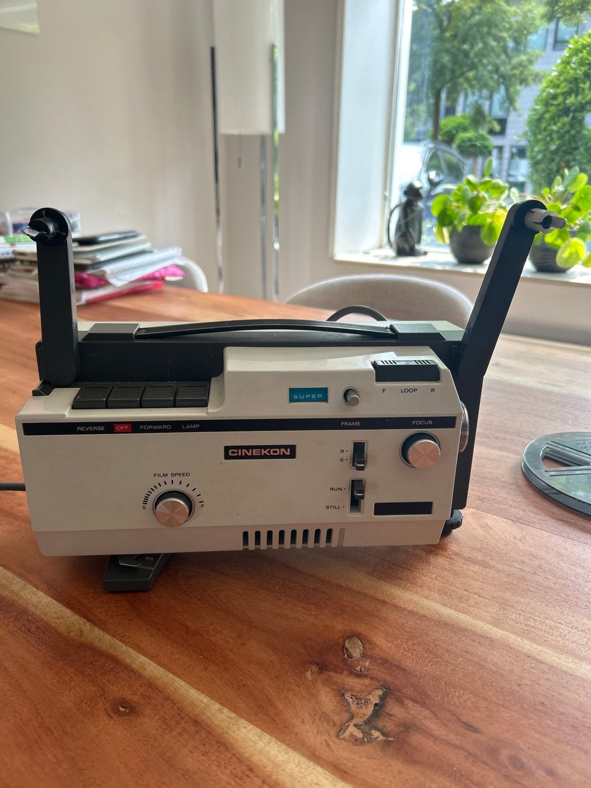 Cinekon Instduo S80-F Super 8mm filmprojector, Ophalen of Verzenden, Gebruikt