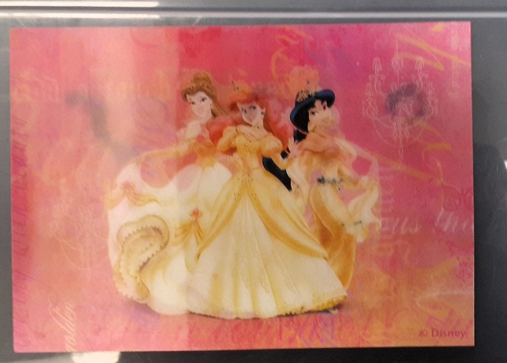 Disney Prinsessen 3D Ansichtkaart, Ophalen of Verzenden, Assepoester of Belle, Nieuw, Papier, Kaart of Schrift