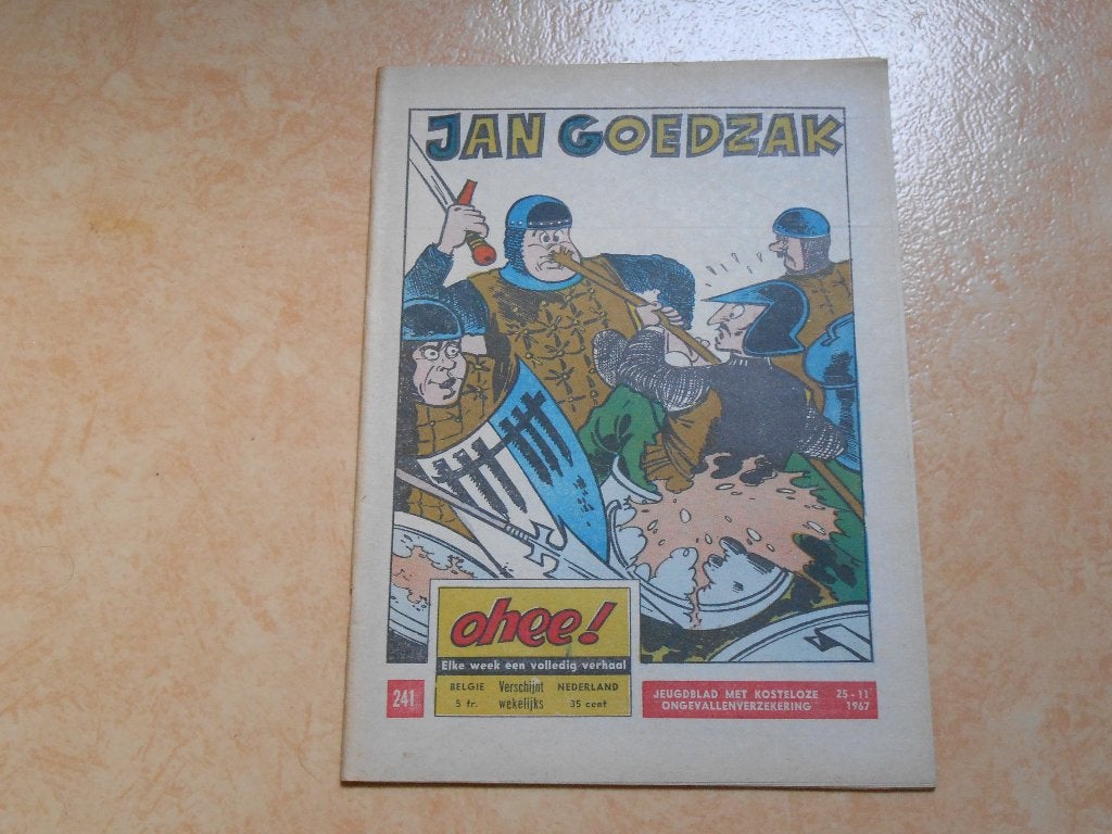 Ohee 241 Jan Goedzak 1967., Eén stripboek, Ophalen of Verzenden, Nieuw