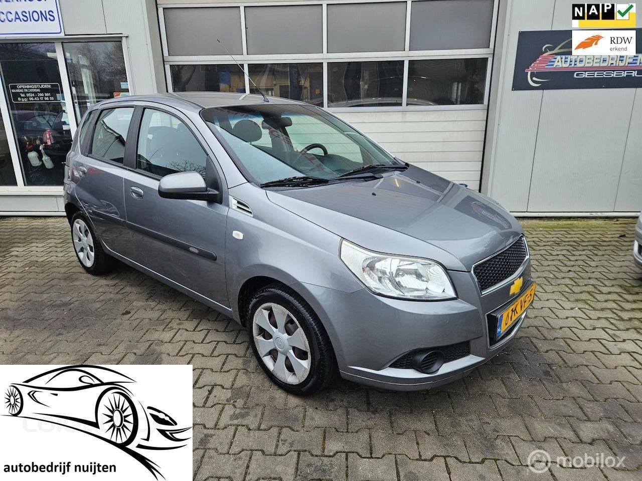 Chevrolet Aveo 1.2 16V LS 5-deurs ..AIRCO, Auto's, Voorwielaandrijving, Aveo, 4 cilinders, 400 kg
