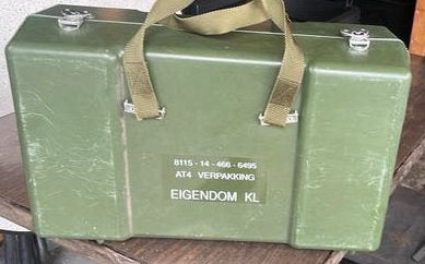 Partij originele militaire transport kisten antitank wapen, Ophalen, Landmacht, Nederland, Kist of Geocache