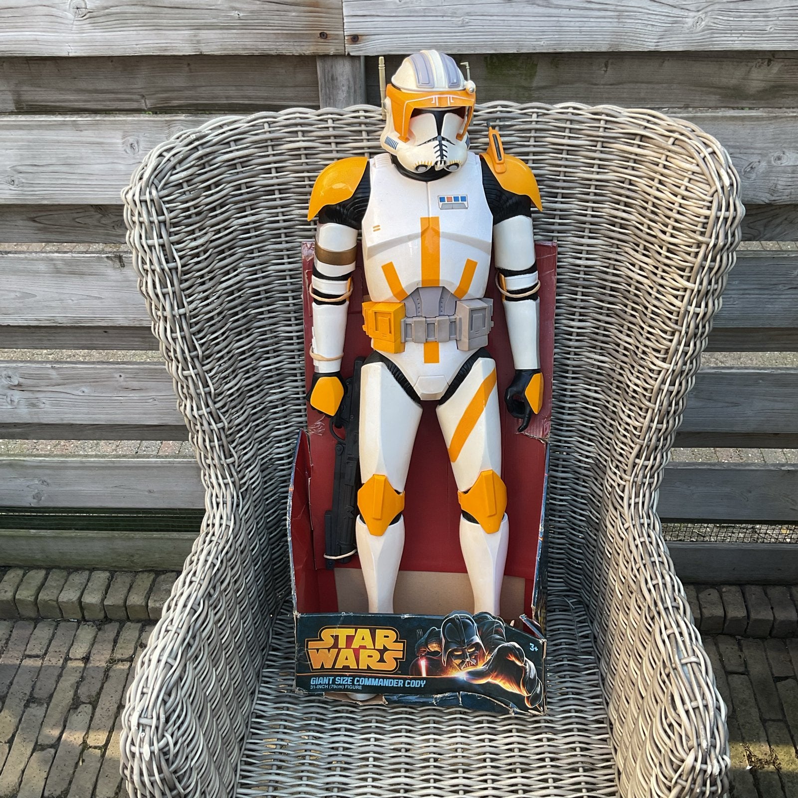 Star Wars Giant Size Commander Cody Jakks Pacific 80cm, Ophalen of Verzenden, Gebruikt
