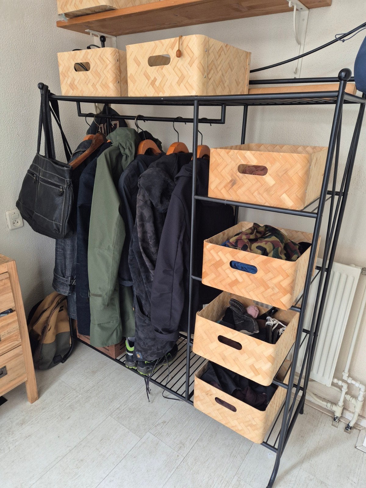 Kapstok/ garderobe-rek, Ophalen, Overige typen, Zo goed als nieuw, Metaal