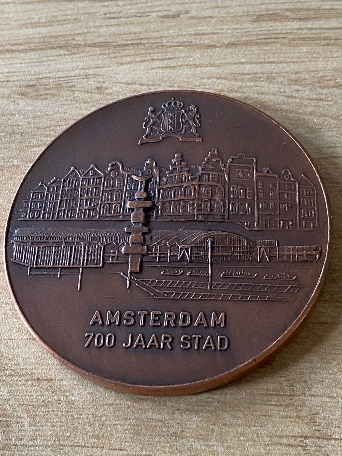 Penningen Amsterdam 700 Jaar, Postzegels en Munten, Penningen en Medailles, Ophalen of Verzenden, Overige materialen