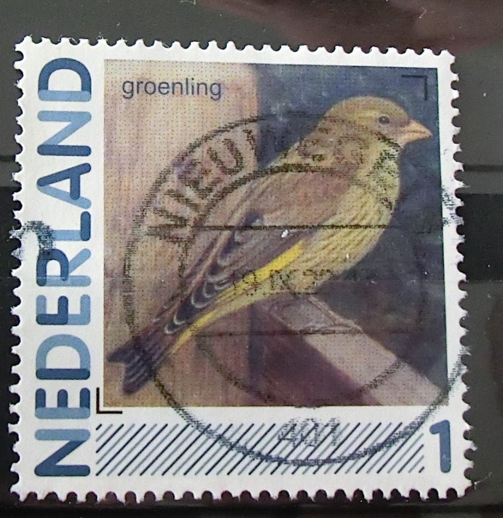 persoonlijke postzegel, Vogels, gest (lees aub), Ophalen of Verzenden, Na 1940, Gestempeld