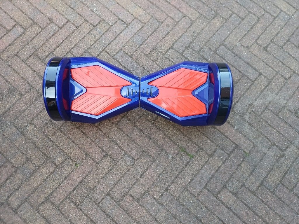 Hoverboard met zitje - Blauw/Rood, Ophalen, Gebruikt