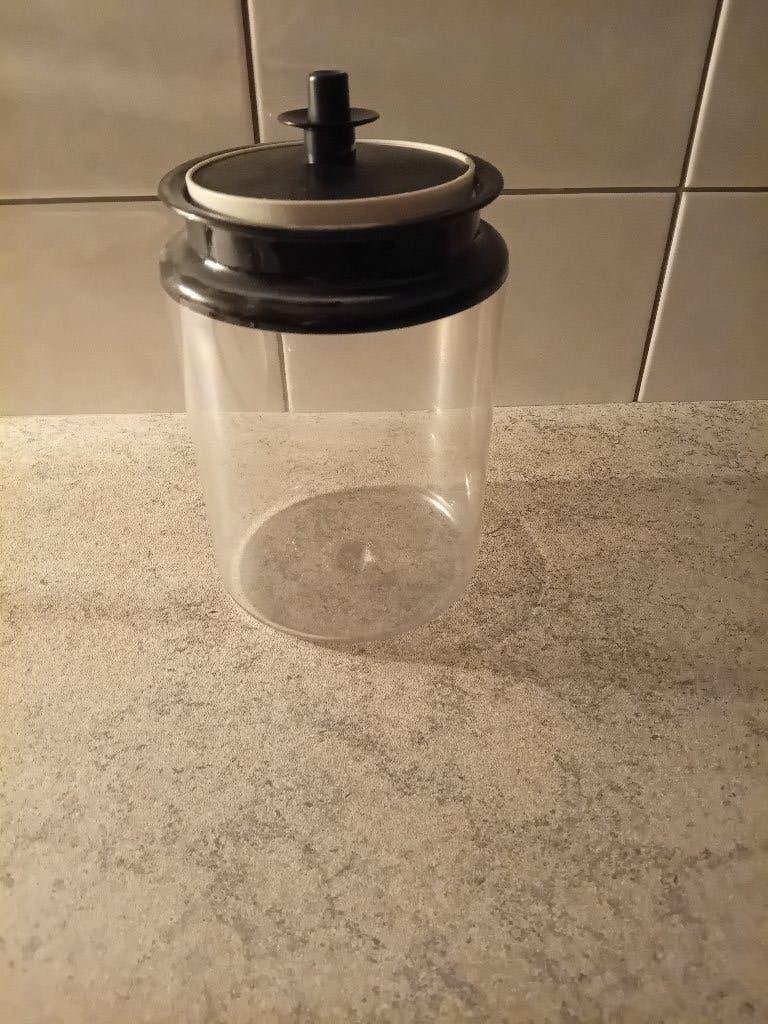 tupperware hoge pot met druk deksel, Huis en Inrichting, Overige kleuren, Overige typen, Ophalen of Verzenden, Zo goed als nieuw