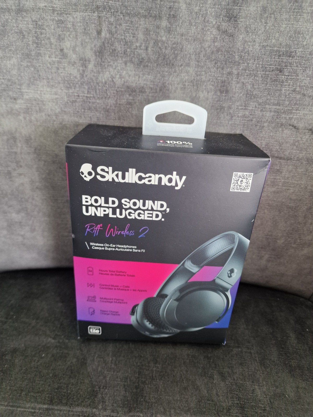 Skullcandy Riff Wireless 2 On-Ear Koptelefoon, Audio, Tv en Foto, Ophalen of Verzenden, Nieuw, Skullcandy, Draadloos