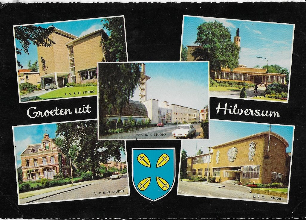 Hilversum gelopen ansichtkaart ( 1514 ), Verzamelen, Ansichtkaarten | Nederland, Ophalen of Verzenden, 1980 tot heden, Gelopen