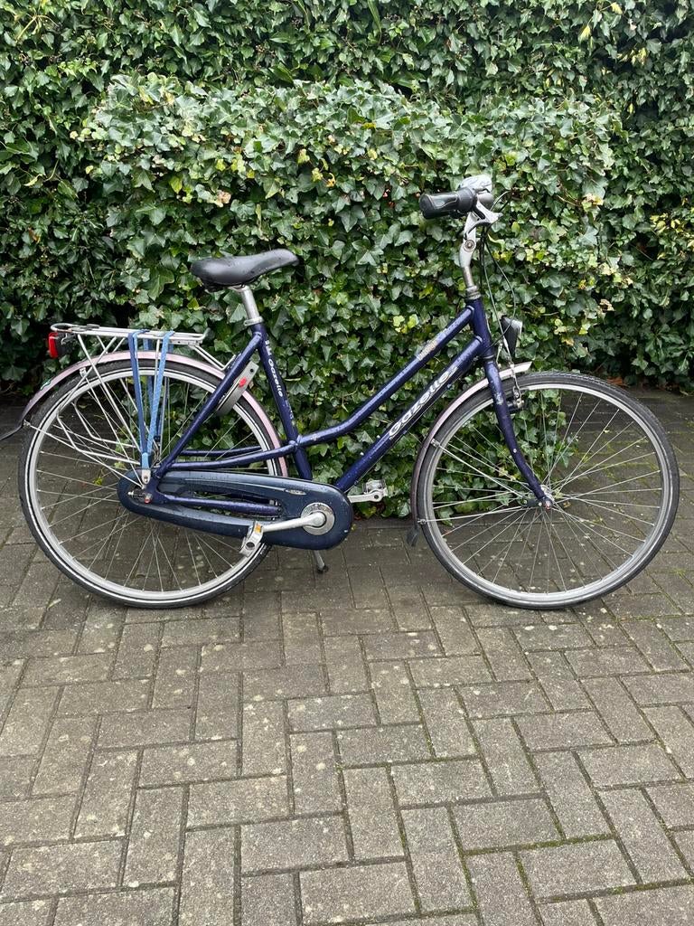 Gazelle hybride damesfiets 28” aluminium frame, Fietsen en Brommers, Fietsen | Dames | Damesfietsen, Ophalen, Gebruikt, Velgrem