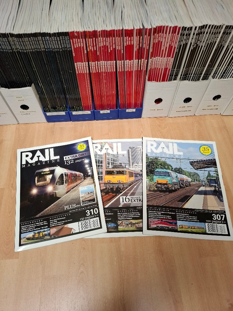 Grote partij Rail Magazine 1999-2013 compleet, Gebruikt, Gelijkstroom of Wisselstroom, Boek, Tijdschrift of Catalogus, Ophalen