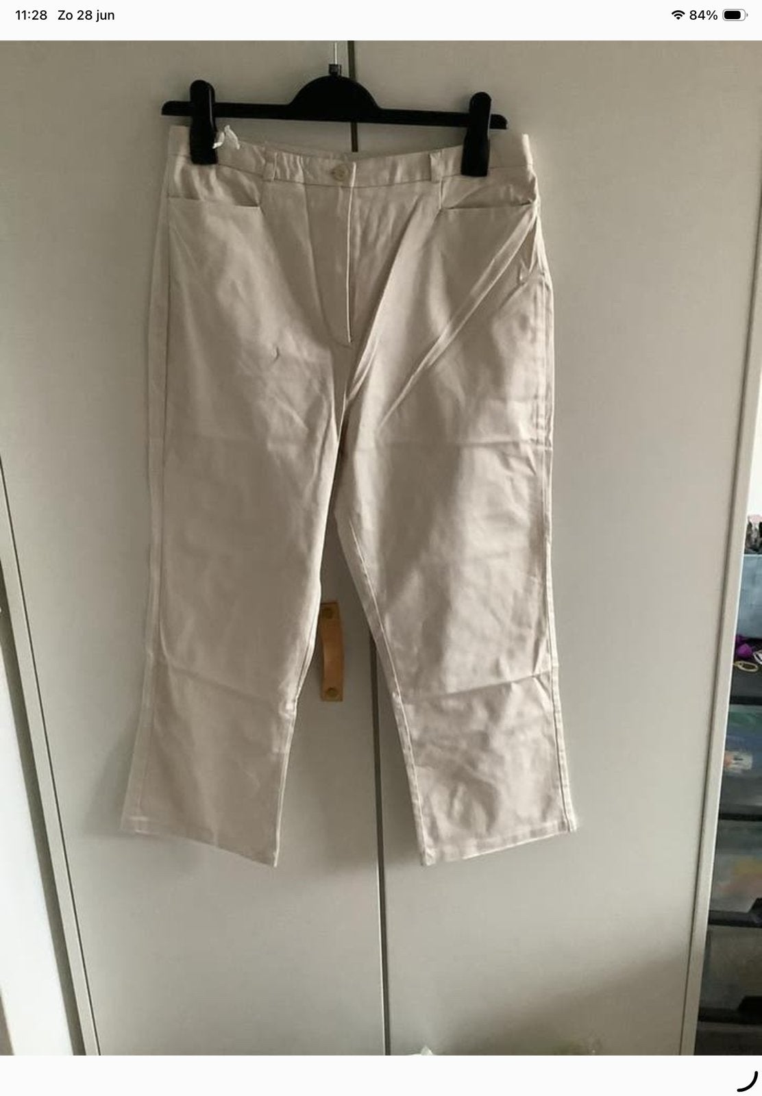 nieuwe licht beige capri van Miss Etam. Maat 40., Kleding | Dames, Maat 38/40 (M), Beige, Ophalen of Verzenden, Zo goed als nieuw