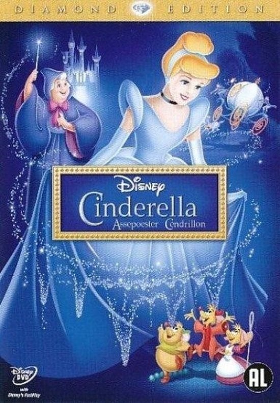 DVD: Disney: Cinderella (Diamond edition), Tekenfilm, Ophalen of Verzenden, Zo goed als nieuw, Alle leeftijden