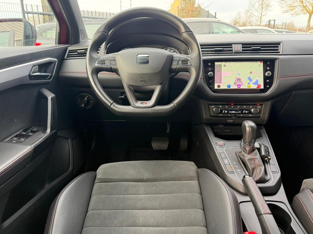SEAT Ibiza 1.0 110PK EcoTSI FR Automaat Clima,Cruise,CarPlay, Gebruikt, Zwart, 580 kg, Ibiza