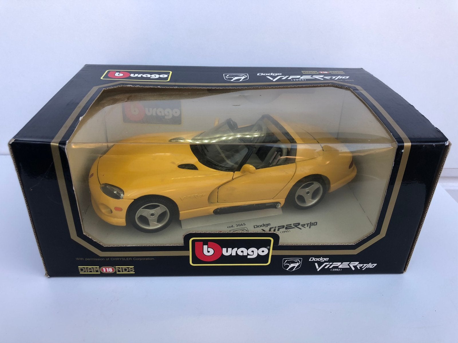 Dodge Viper RT/10 (1993), Ophalen of Verzenden, Zo goed als nieuw, Auto, Bburago