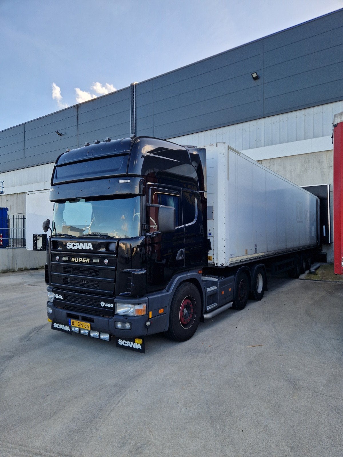 scania v8 164l 480 6x2, Scania, Zwart, Bedrijf, Te koop