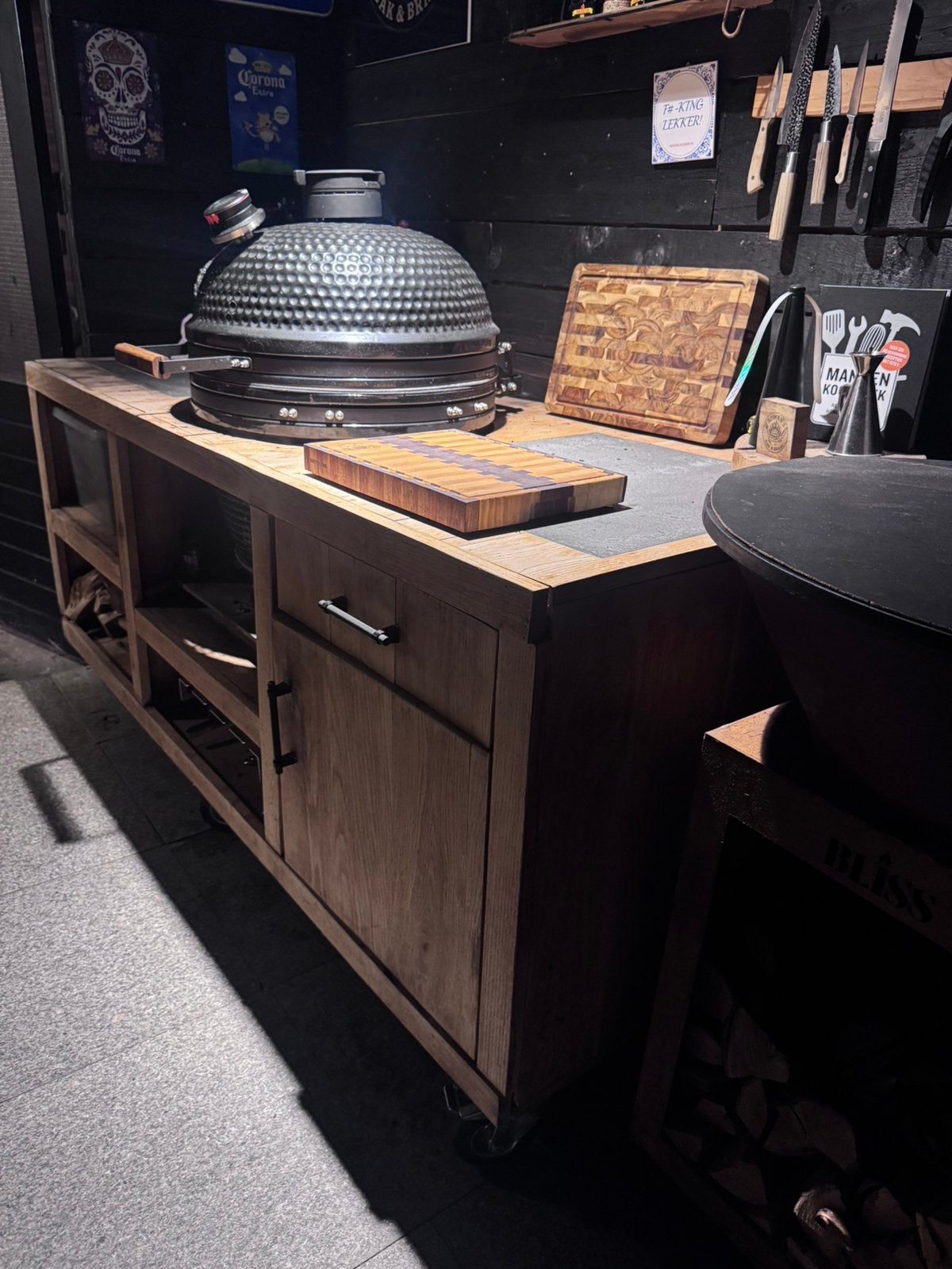 Buiten keuken BBQ Meubel, Ophalen, Zo goed als nieuw