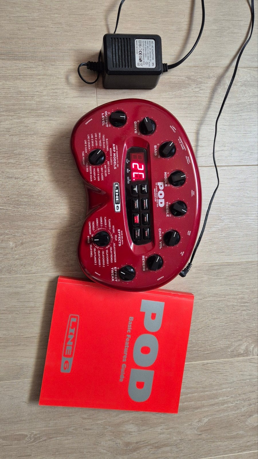 Line 6 POD 2.0 Multi-effect Processor met Voeding, Ophalen of Verzenden, Gebruikt, Multi-effect