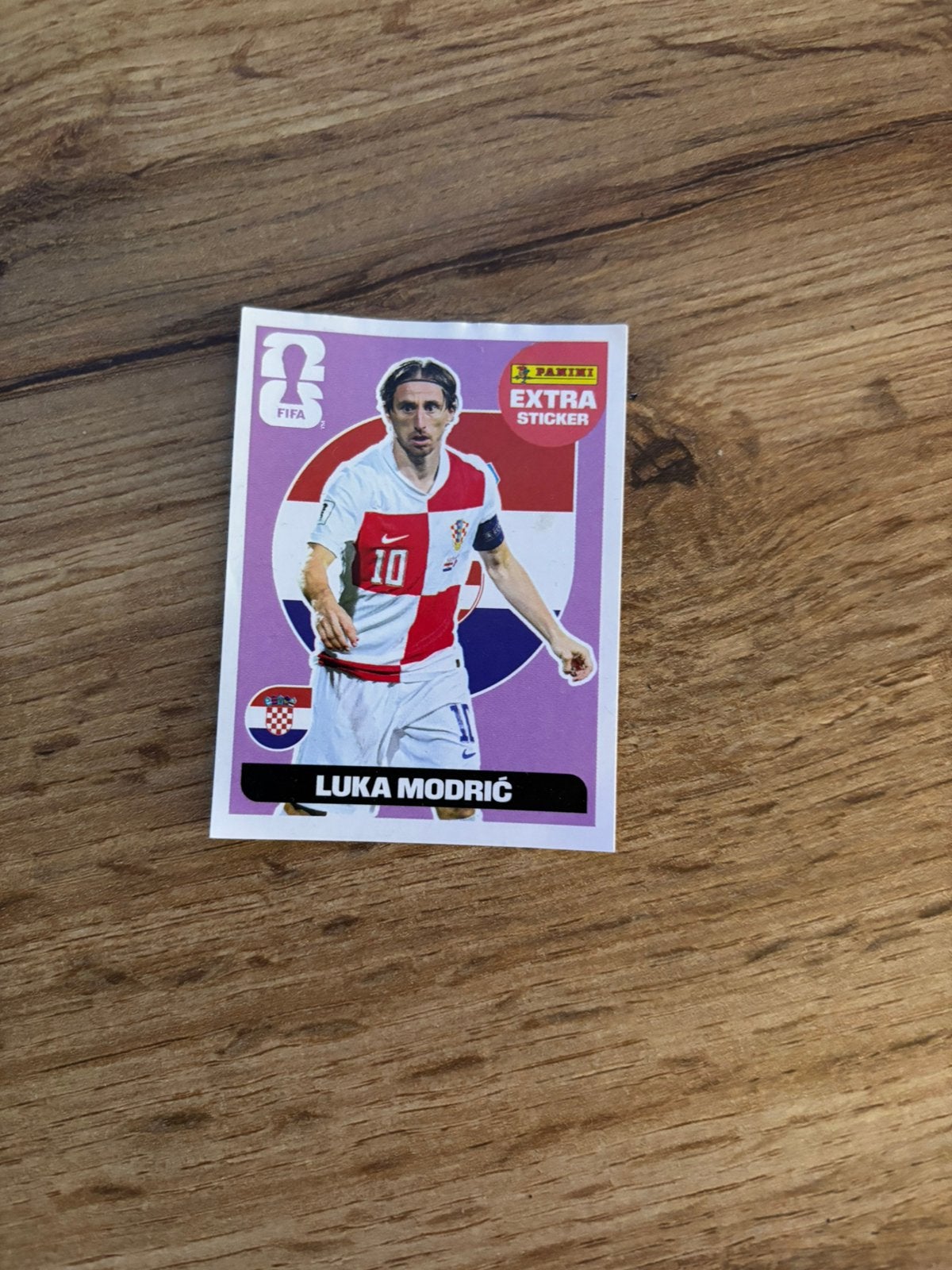 Panini wk 2026 Luka Modric, Ophalen of Verzenden, Zo goed als nieuw, Sticker