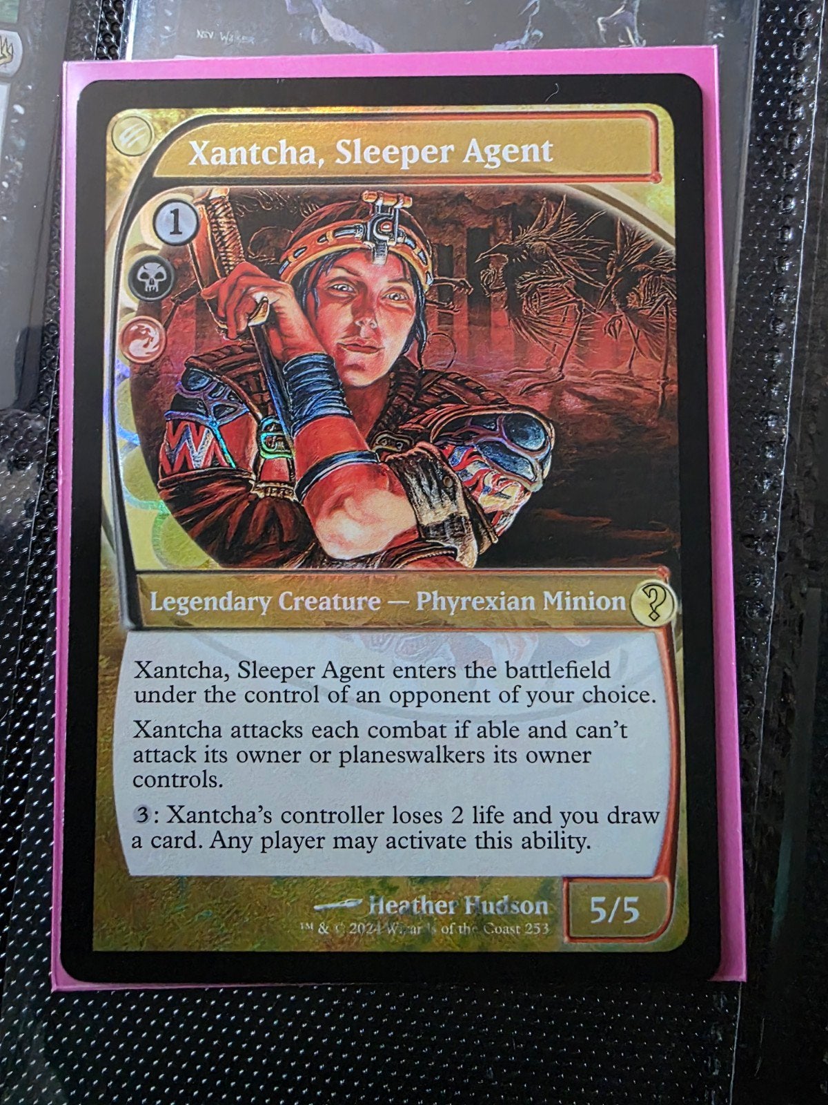 Mtg FOIL xancha, sleeper agent, Ophalen of Verzenden, Zo goed als nieuw, Foil