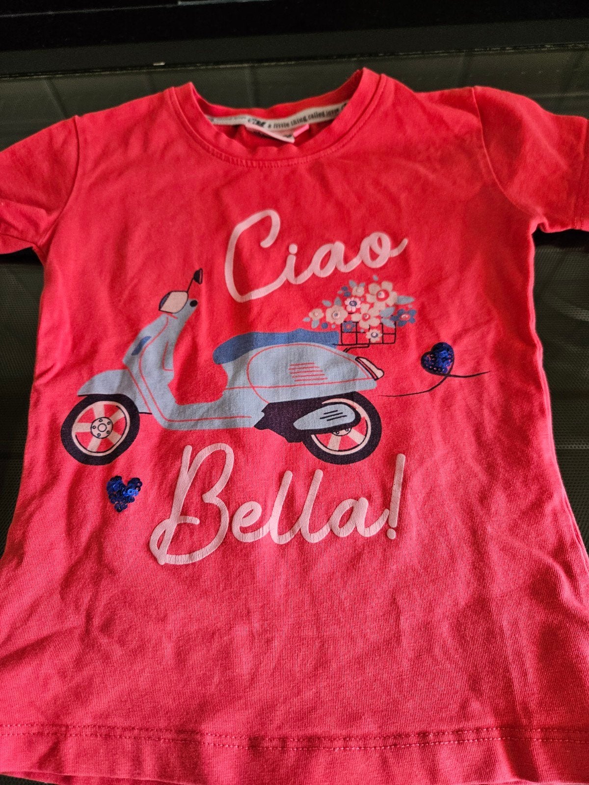 Ciao Bella T-shirt maat 92, Gebruikt, Meisje, Ciao Bella, Ophalen of Verzenden