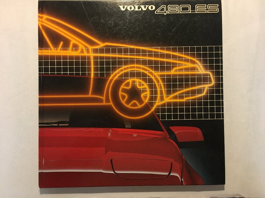 Volvo 480 ES grote brochure / folder / hardcover boek 1986, Ophalen of Verzenden, Zo goed als nieuw, Volvo