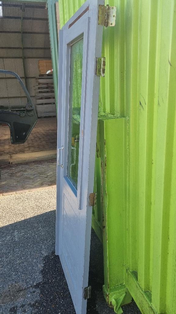 Klapdeur klapdeur binnendeur deur hardhout 211,5x85  ( 151 ), Ophalen, 120 cm of meer, Binnendeur, Nb