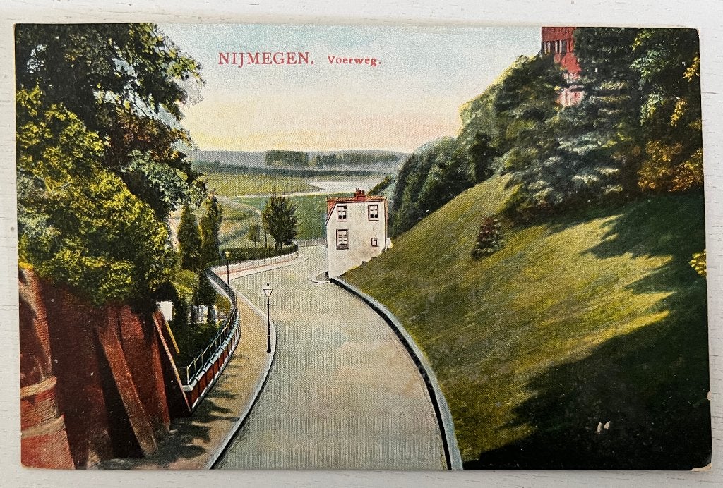 Oude Ansichtkaart  -  Nijmegen - Voerweg, Verzamelen, Ansichtkaarten | Nederland, Ophalen of Verzenden, Voor 1920, Gelopen, Gelderland