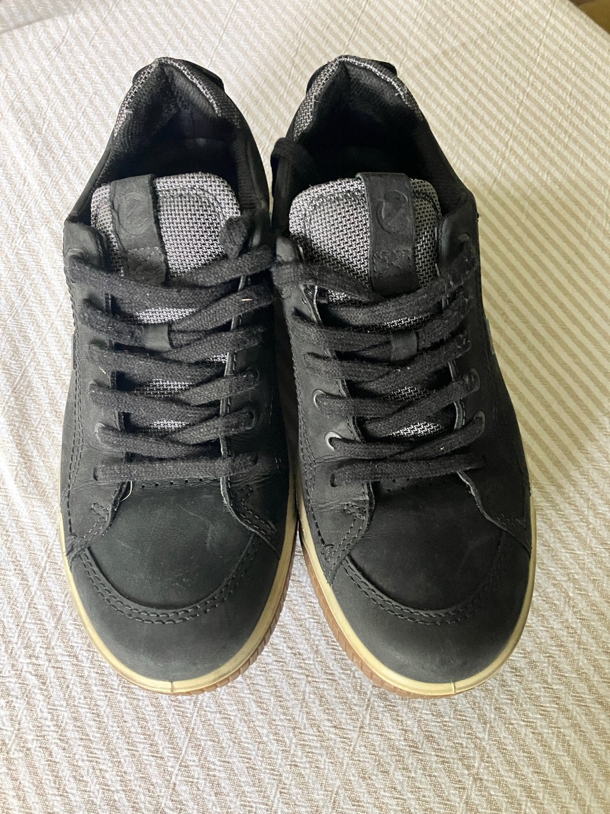 Ecco herensneakers zwart goretex- Maat 41, Ophalen of Verzenden, Zo goed als nieuw, Zwart, Sneakers of Gympen