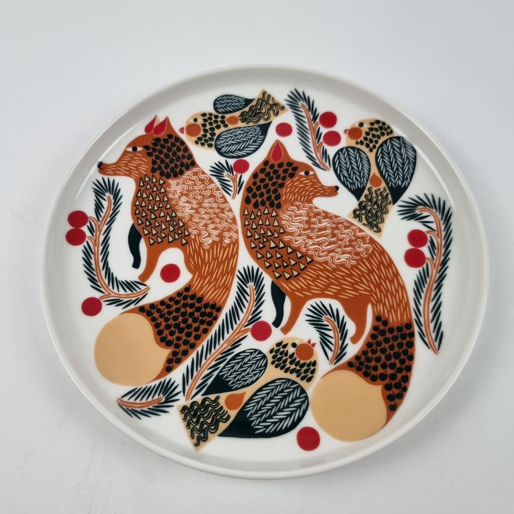 Marimekko Oiva - Ketunmarja bord 20 cm, Huis en Inrichting, Ophalen, Keramiek, Nieuw, Bord(en)