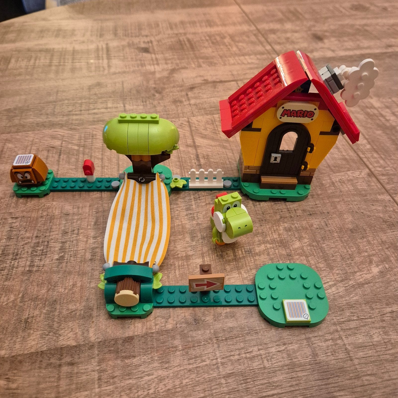 LEGO Super Mario 71367: Mario's huis & Yoshi compleet, Ophalen of Verzenden, Complete set, Lego
