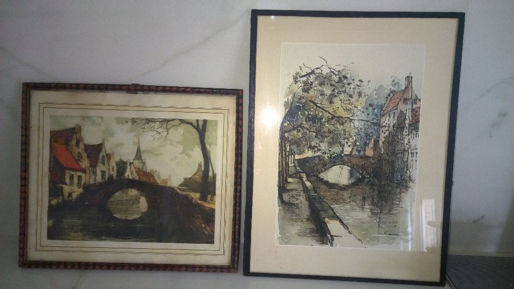 Brugge : Jan Korhals & Van Doorn, Antiek en Kunst, Kunst | Schilderijen | Klassiek, Ophalen of Verzenden, Print, Stads- / dorpsgezicht