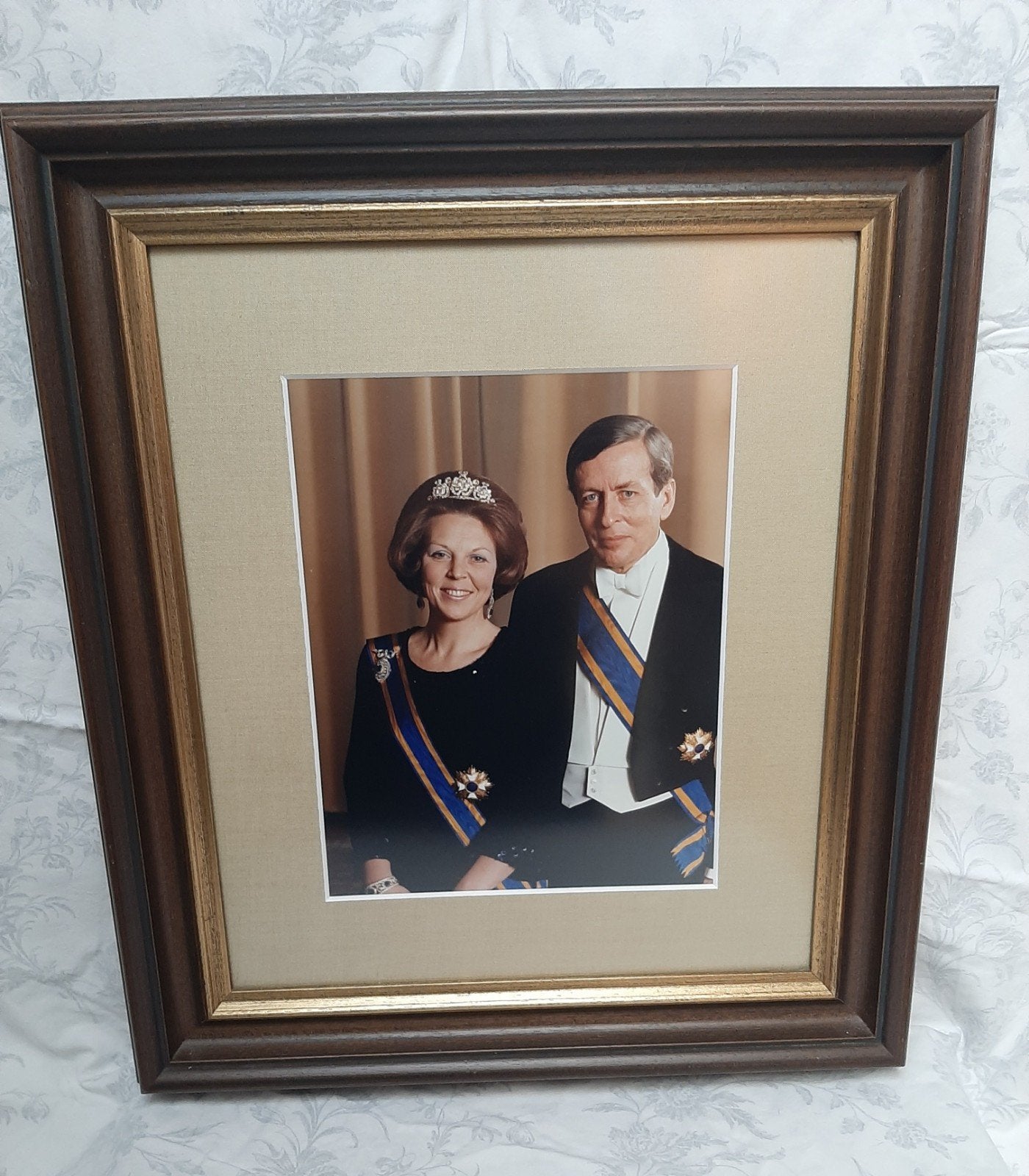 Origineel Staatsieportret Koningin Beatrix&Prins Claus 1980, Ophalen of Verzenden, Zo goed als nieuw, Foto of Poster