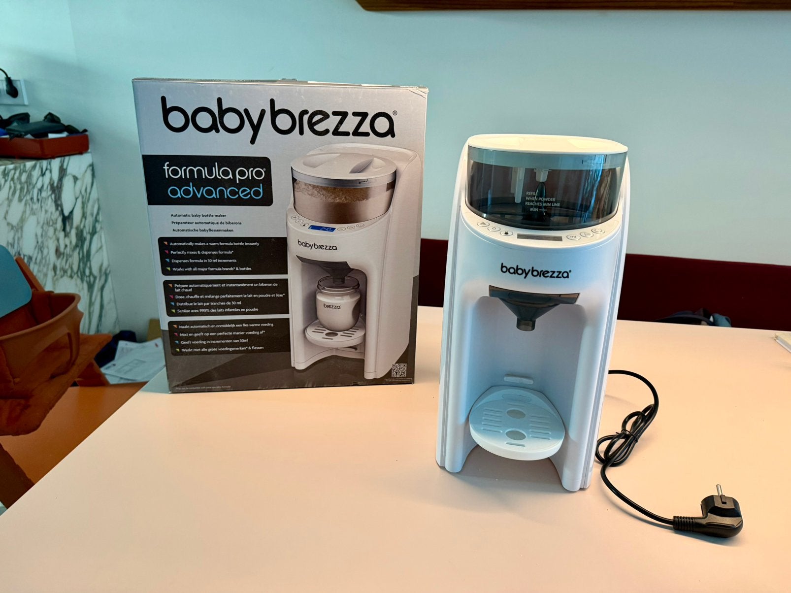 Baby Brezza Formula Pro Advanced (incl doos dec 2025), Ophalen, Zo goed als nieuw, Overige typen