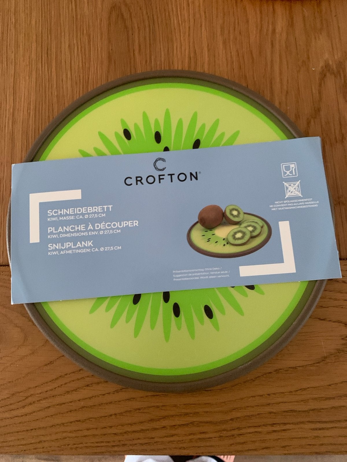 Crofton Snijplank Kiwi -, Groen, Kunststof, Snij-/serveerplank, Nieuw
