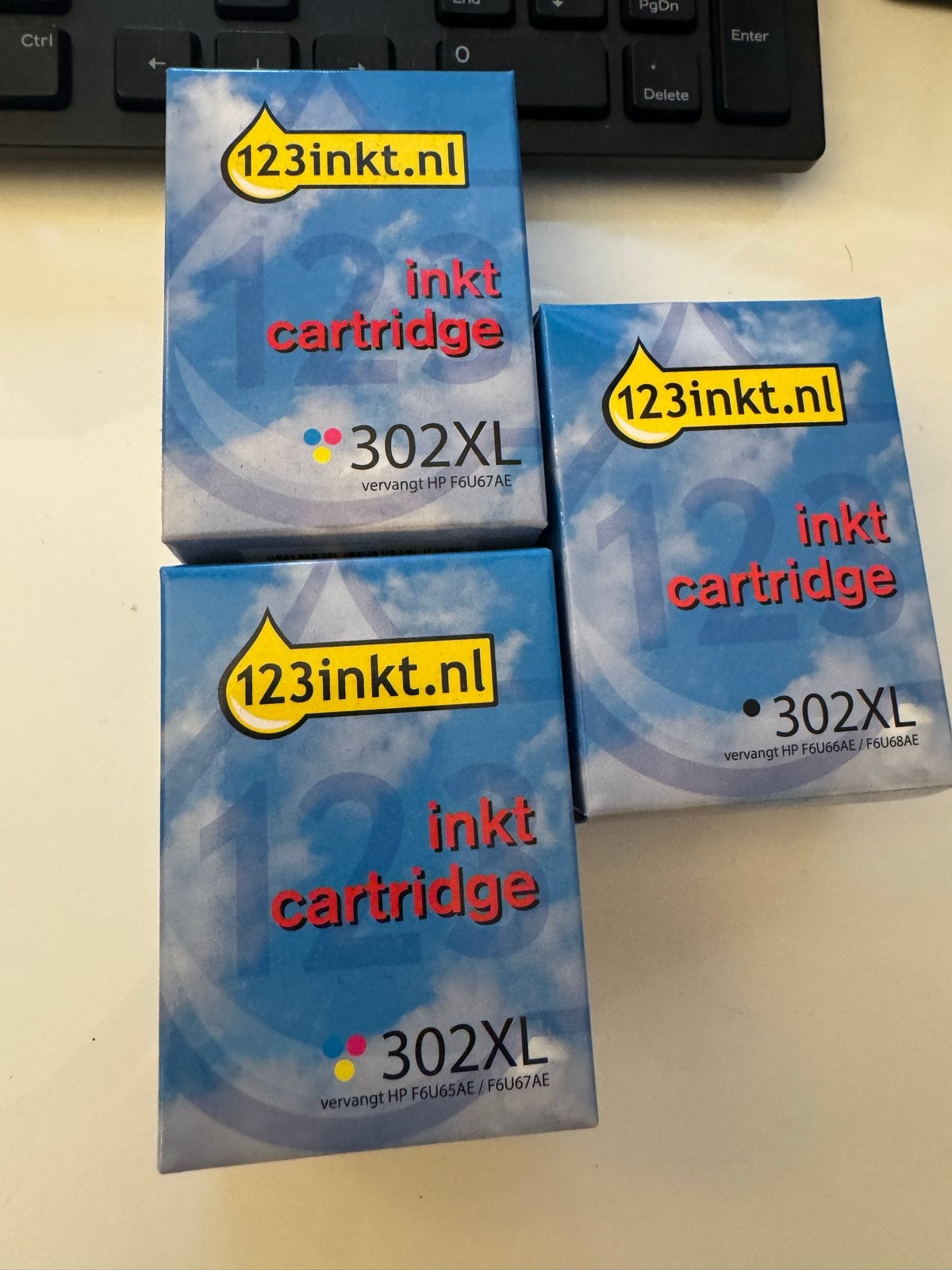 Nieuwe 123inkt huismerk cartridges 302XL (HP F6U67AE), Ophalen of Verzenden, Nieuw, Cartridge
