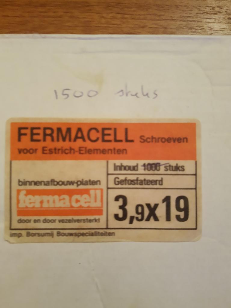 Fermacell schroeven, Ophalen of Verzenden, Nieuw, Minder dan 50 mm, Schroeven