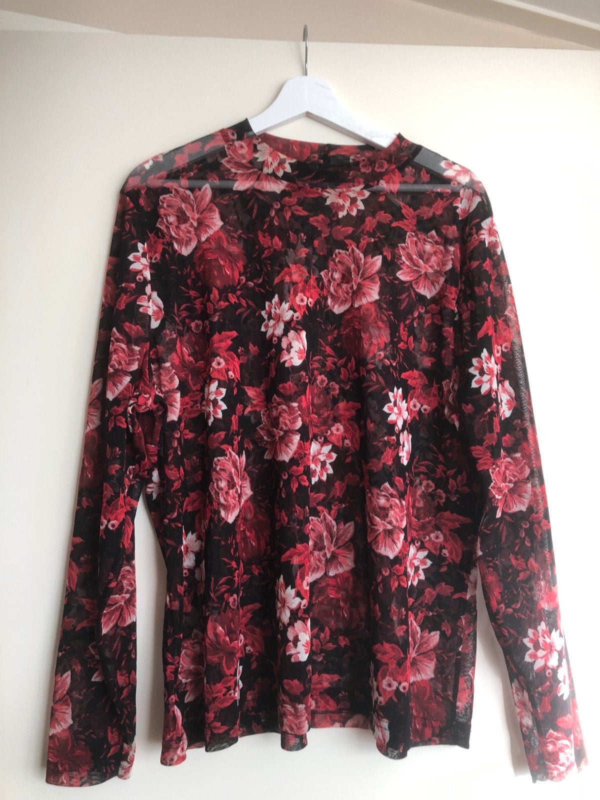 Bloemenprint longsleeve NIEUW maat 50 MS mode, Kleding | Dames, Maat 46/48 (XL) of groter, Nieuw, Ophalen of Verzenden, MS mode