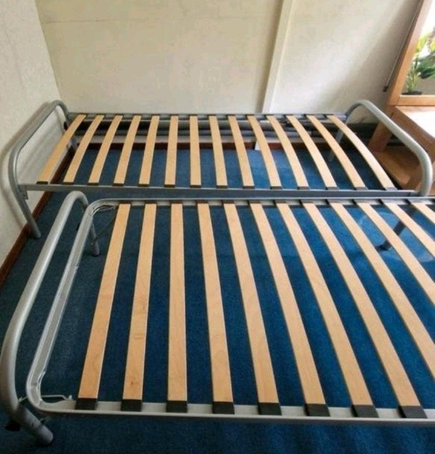 Logeerbedden, Ophalen, Gebruikt, Tweepersoons, 180 cm