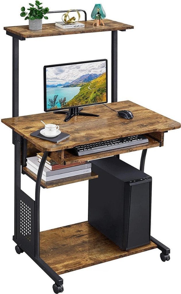 Computer Bureau, Ophalen, Hout, 50 cm, Zo goed als nieuw