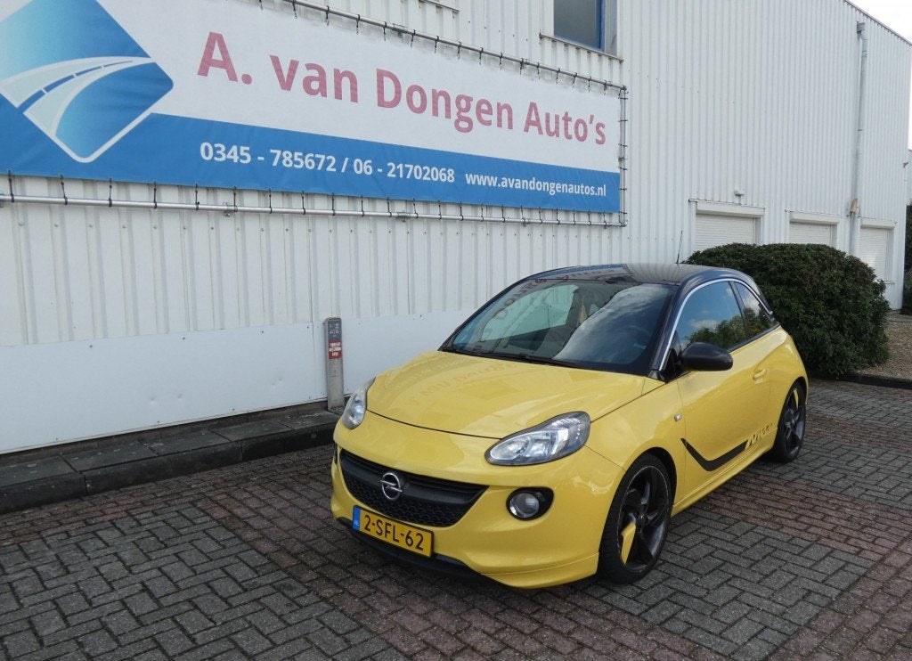 Opel ADAM 1.4 SLAM,Airco,Stoel/Stuurverw,Cruise,APK 23-9-27, Auto's, Euro 5, 1398 cc, Bedrijf, Handgeschakeld