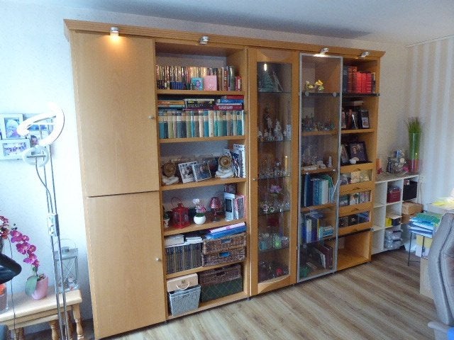 Hülsta Spectrum Modulaire Wandcombinatie met Vitrines, Ophalen, 250 tot 300 cm, Gebruikt, Met deur(en)