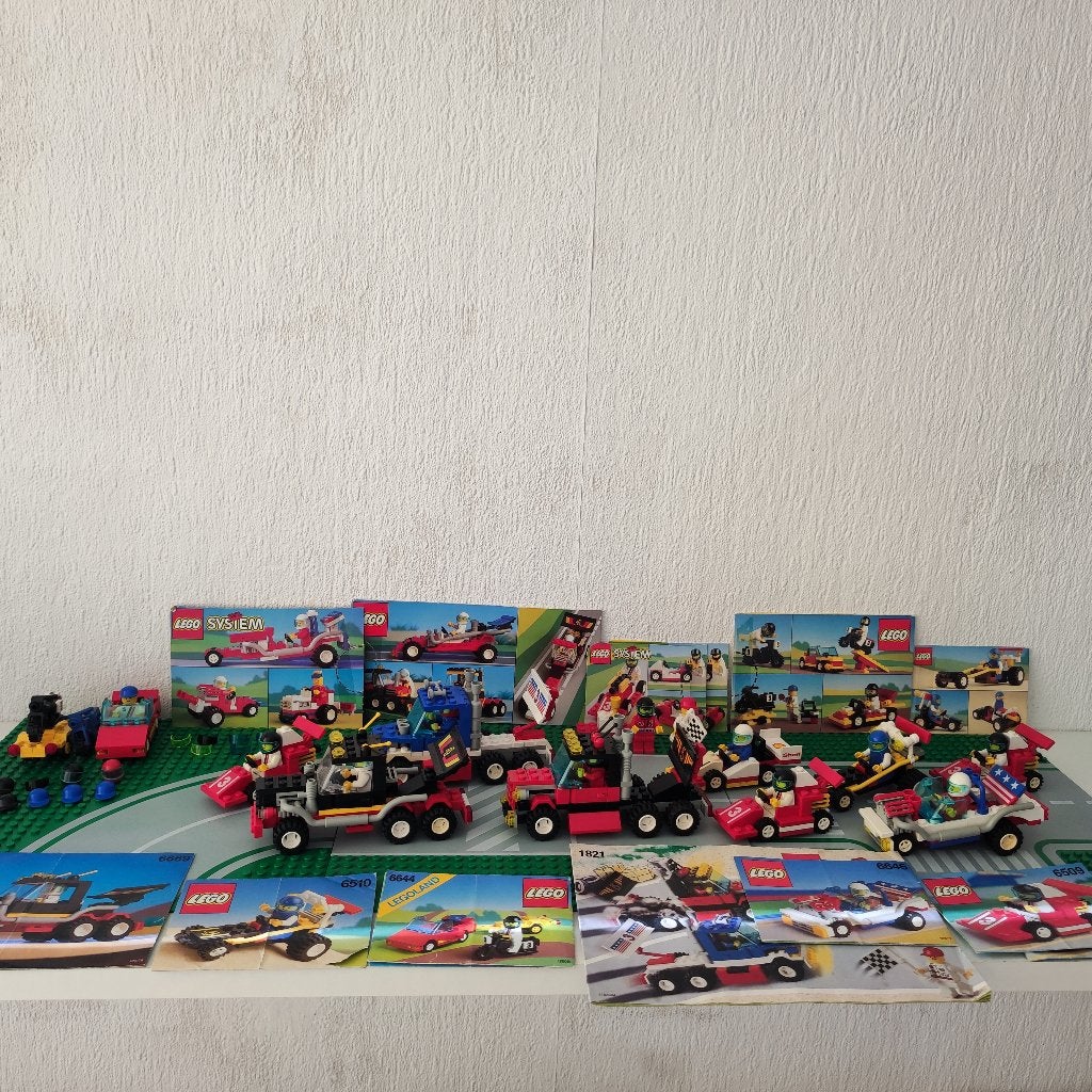 Lego Racing Bundle - 1821, 6644, 6669, 6646, 6510 & meer, Lego, Ophalen of Verzenden, Zo goed als nieuw, Racers